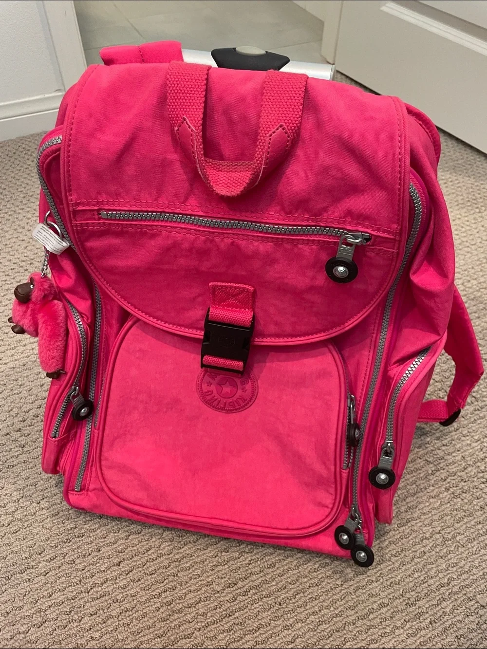 Kipling Alcatraz  Wheeled Backpack - Pink